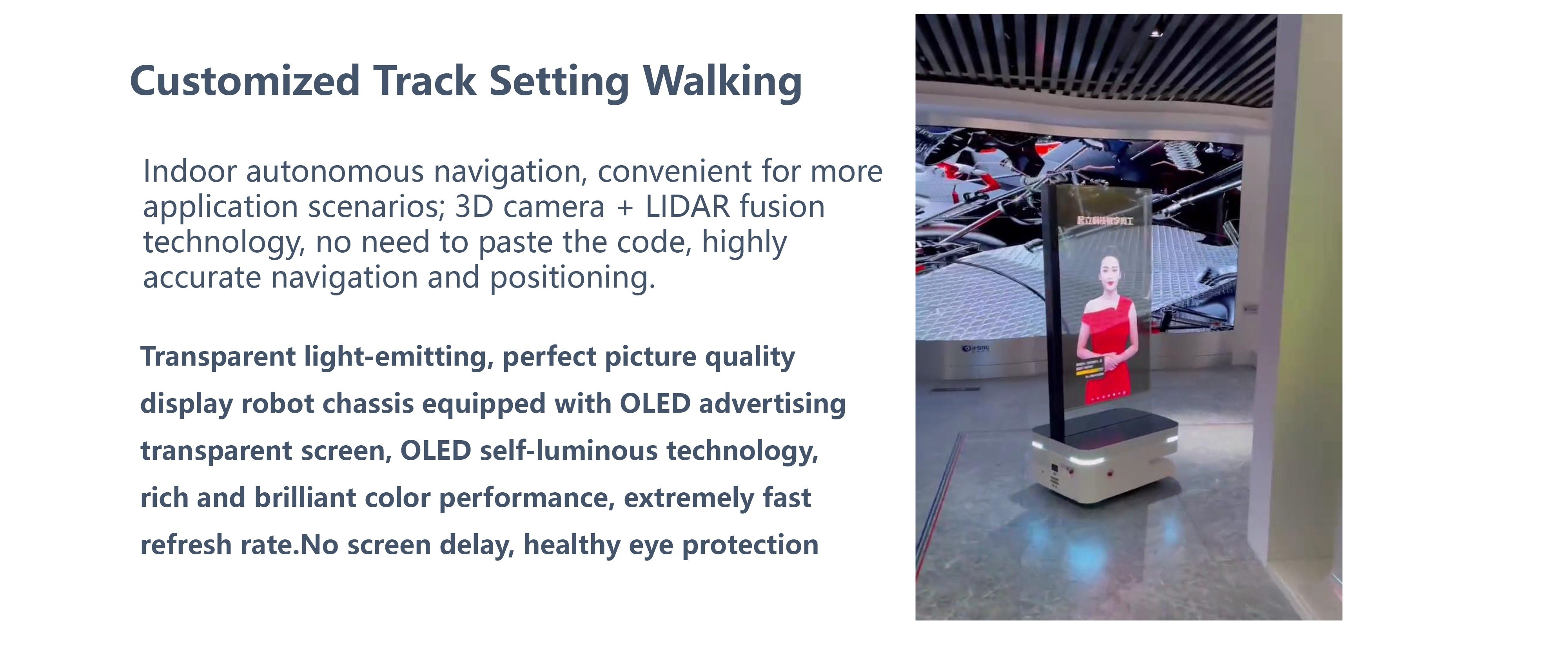 ATEAGO ROBOTIKS A1 ROS AI Advertising Robot