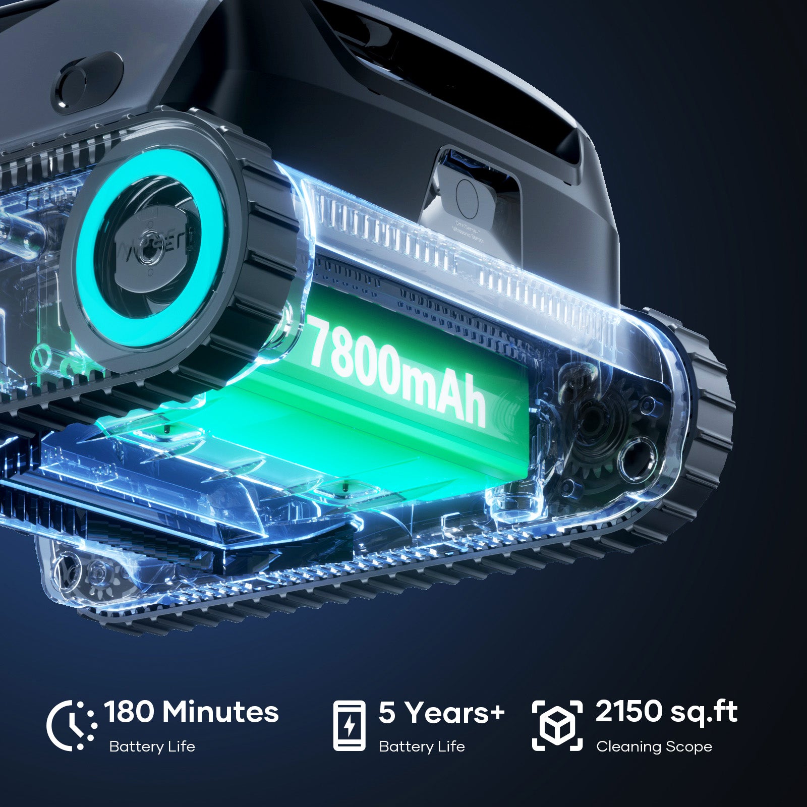 Aiper Scuba X1 Cordless Pool Cleaning Robot – 6600 GPH Suction with WavePath™ 3.0 Navigation for Pools up to 300㎡