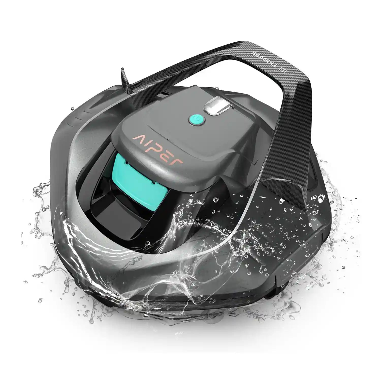 Aiper Seagull SE Smart Cordless Pool Cleaning Robot – 40ft Flat Pool Cleaner with 90-Minute Runtime
