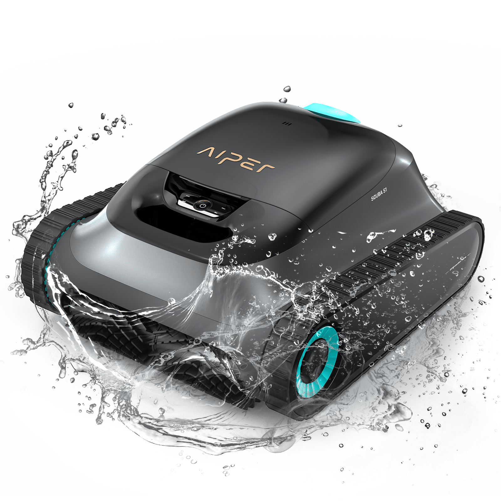 Aiper Scuba S1 Cordless Pool Cleaning Robot – Up to 1,600 sq.ft Coverage with WavePath™ 2.0 Navigation