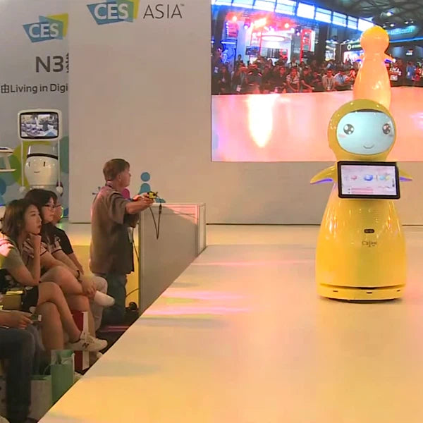 Alpha Robotics School Guide Robot Snow – AI-Powered Campus Navigation and Safety Assistant