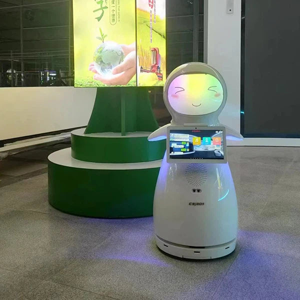 Alpha Robotics School Guide Robot Snow – AI-Powered Campus Navigation and Safety Assistant