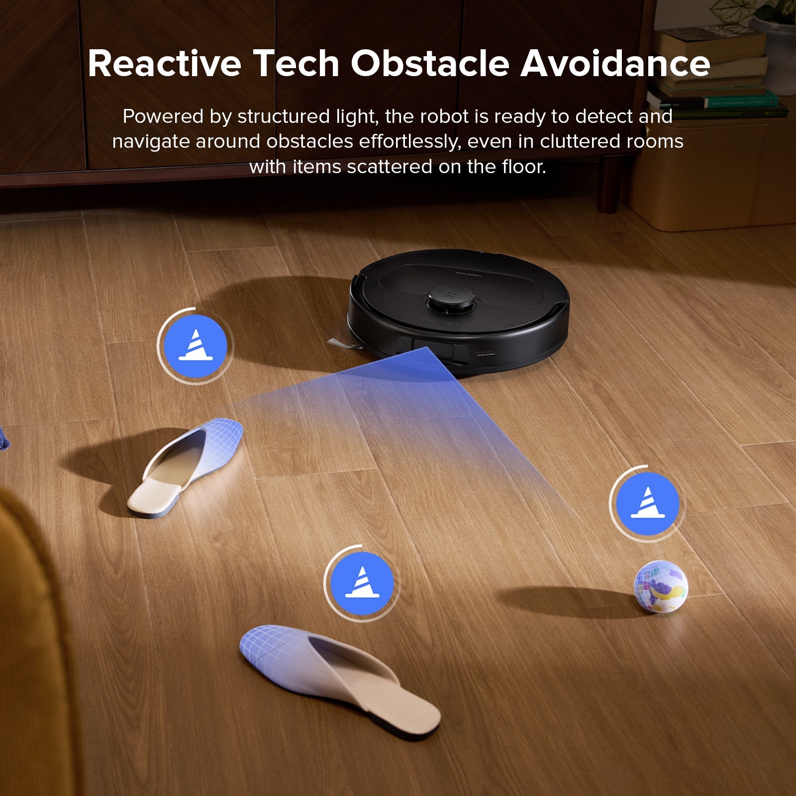 Roborock QV 35S Robot Vacuum with Multifunctional Dock