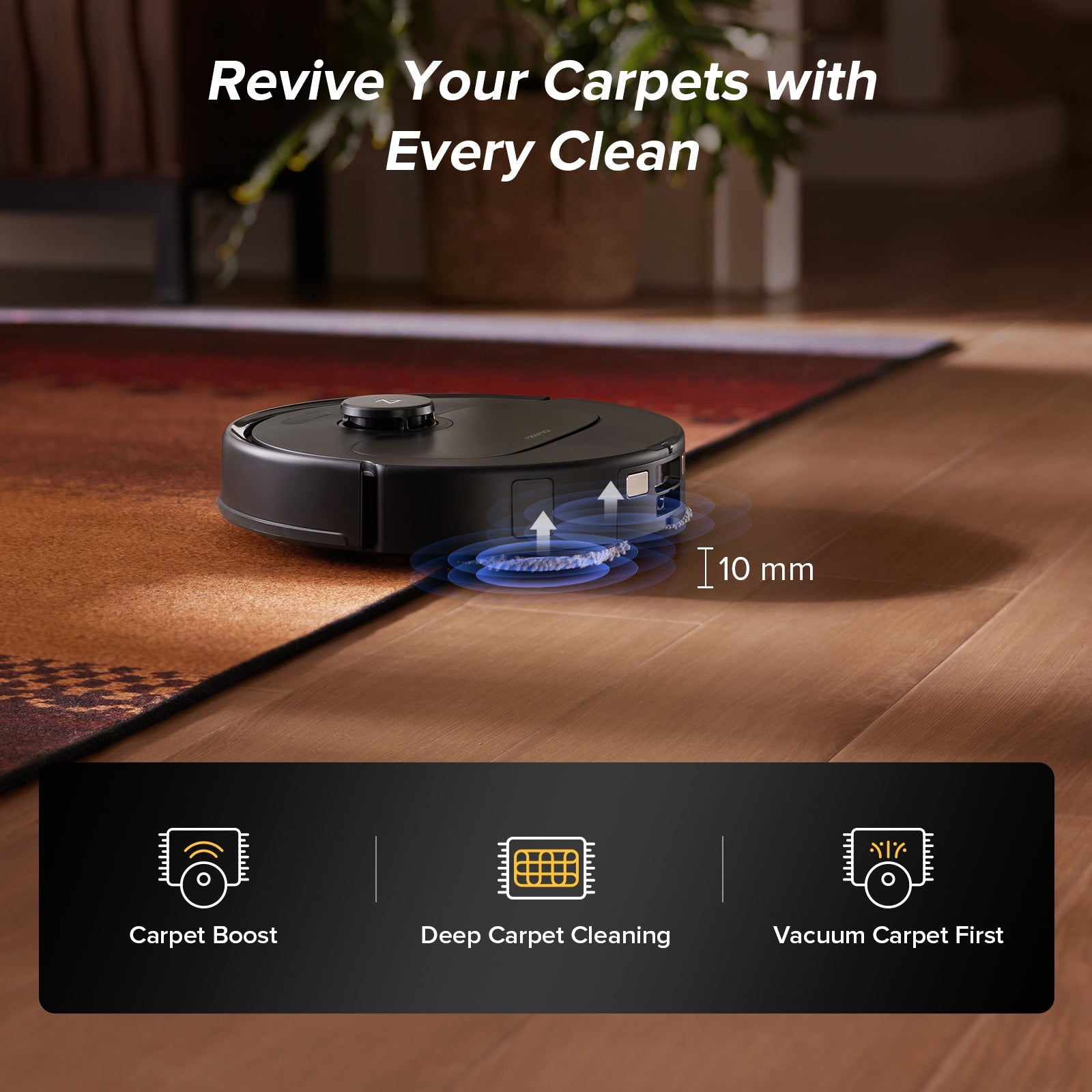 Roborock QV 35A Robot Vacuum with Multifunctional Dock (Upgraded from Qrevo S)