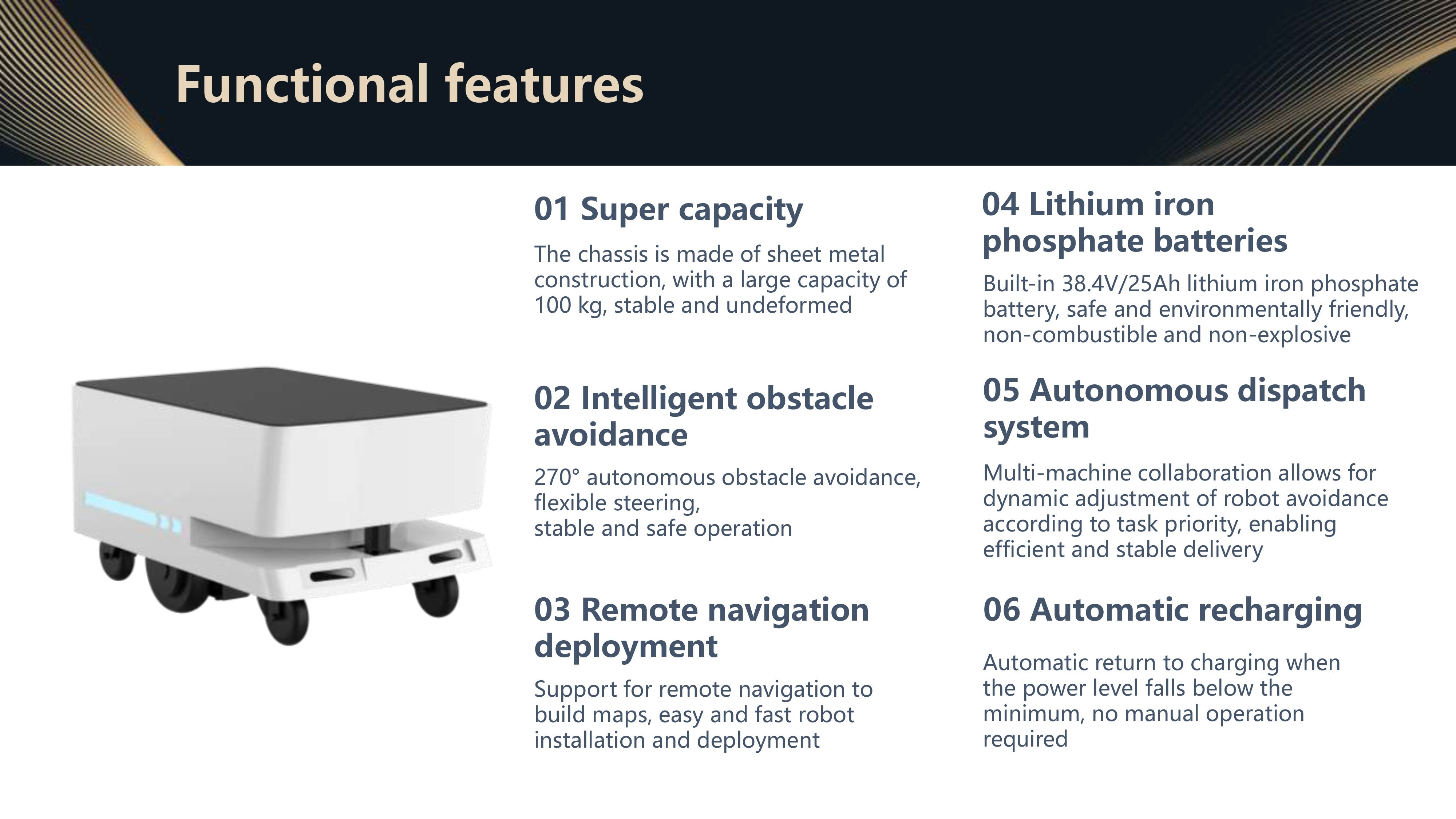 ATEAGO ROBOTIKS S8-150 Autonomous Delivery Robot – 150kg Payload for Industrial Logistics
