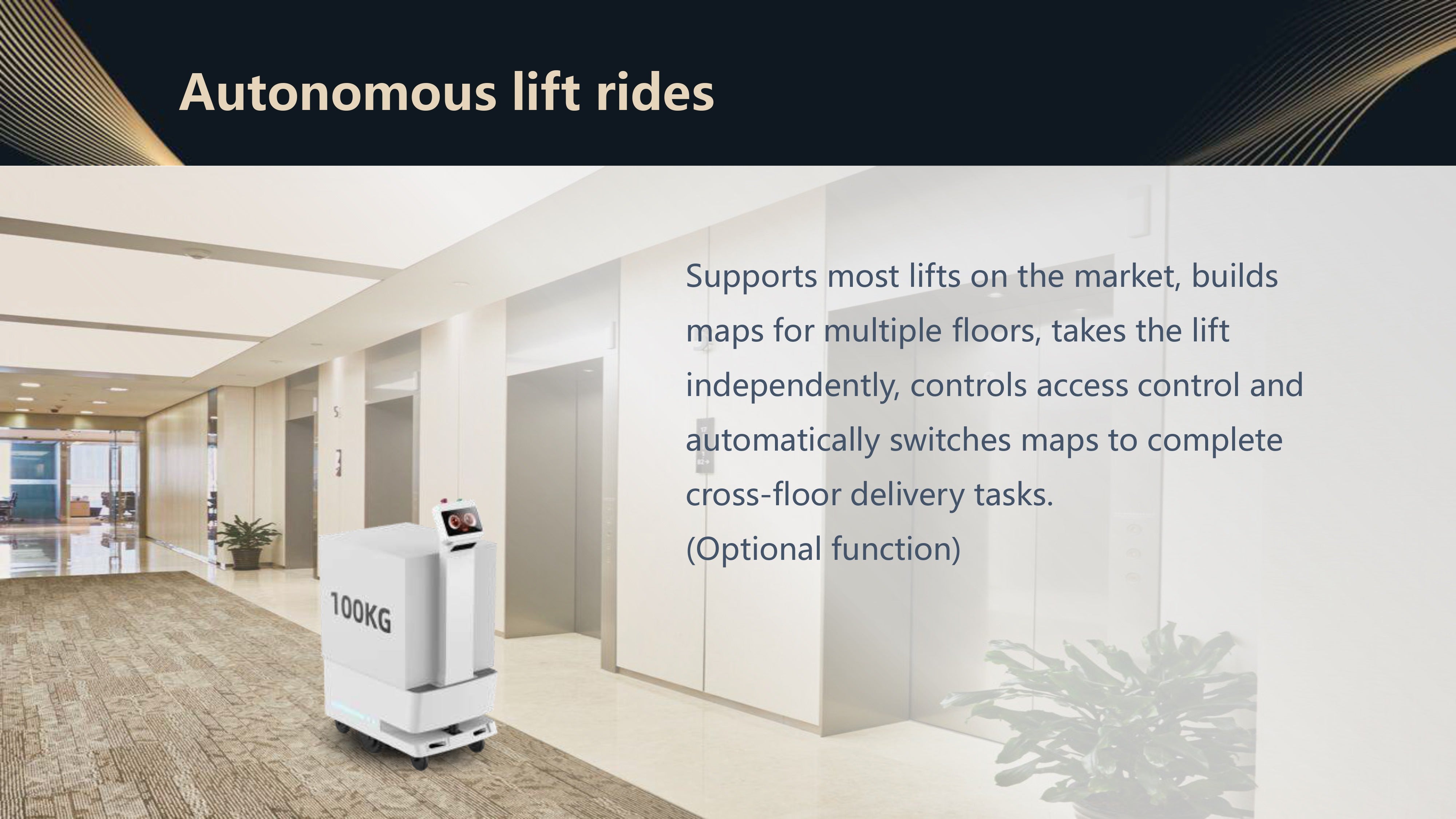 ATEAGO ROBOTIKS S8-150 Autonomous Delivery Robot – 150kg Payload for Industrial Logistics