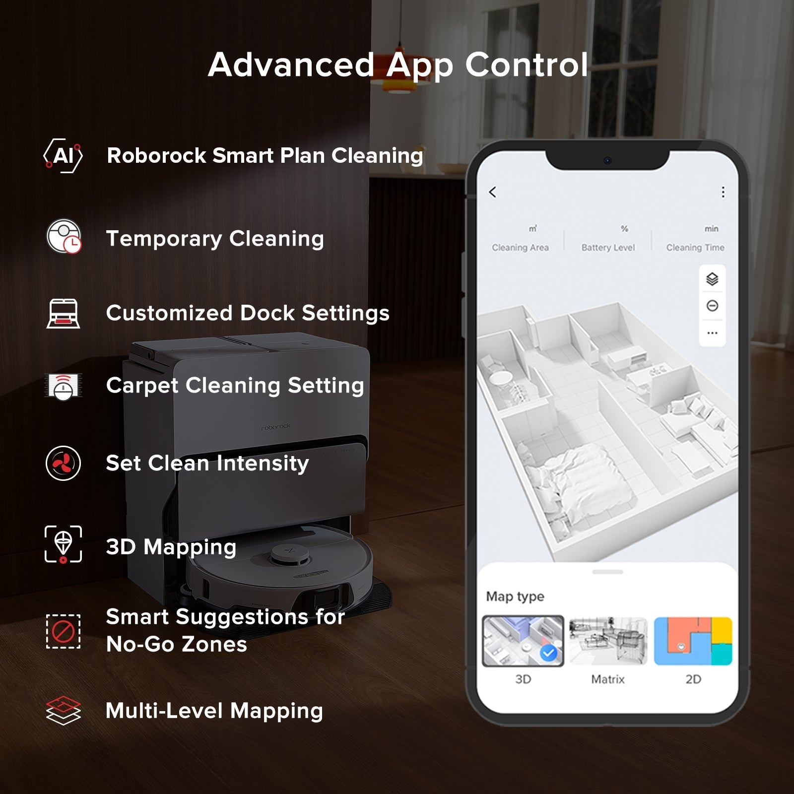 Roborock S8 Max Ultra with 8-in-1 RockDock® Ultra