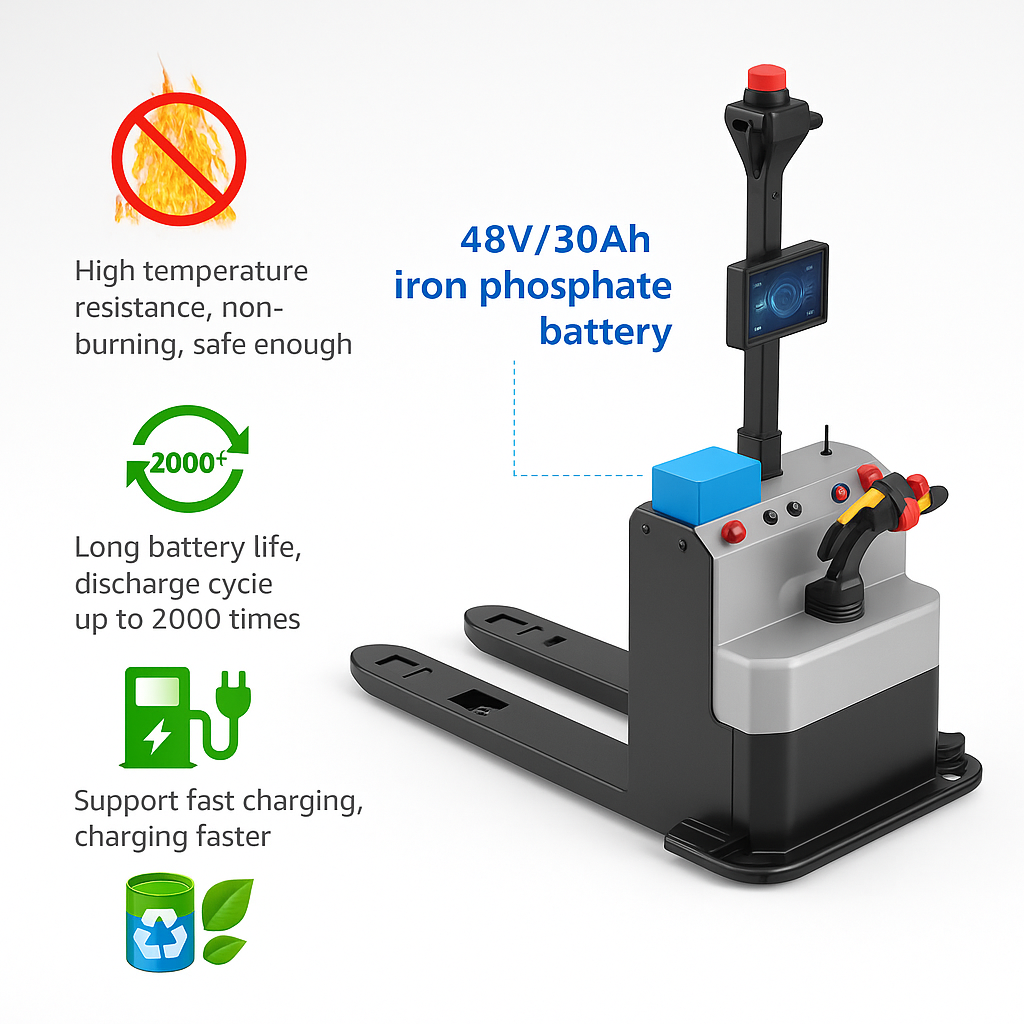 ATEAGO L0 Autonomous Forklift – 1.5 Ton Capacity with Fast Charging for Smart Warehouses