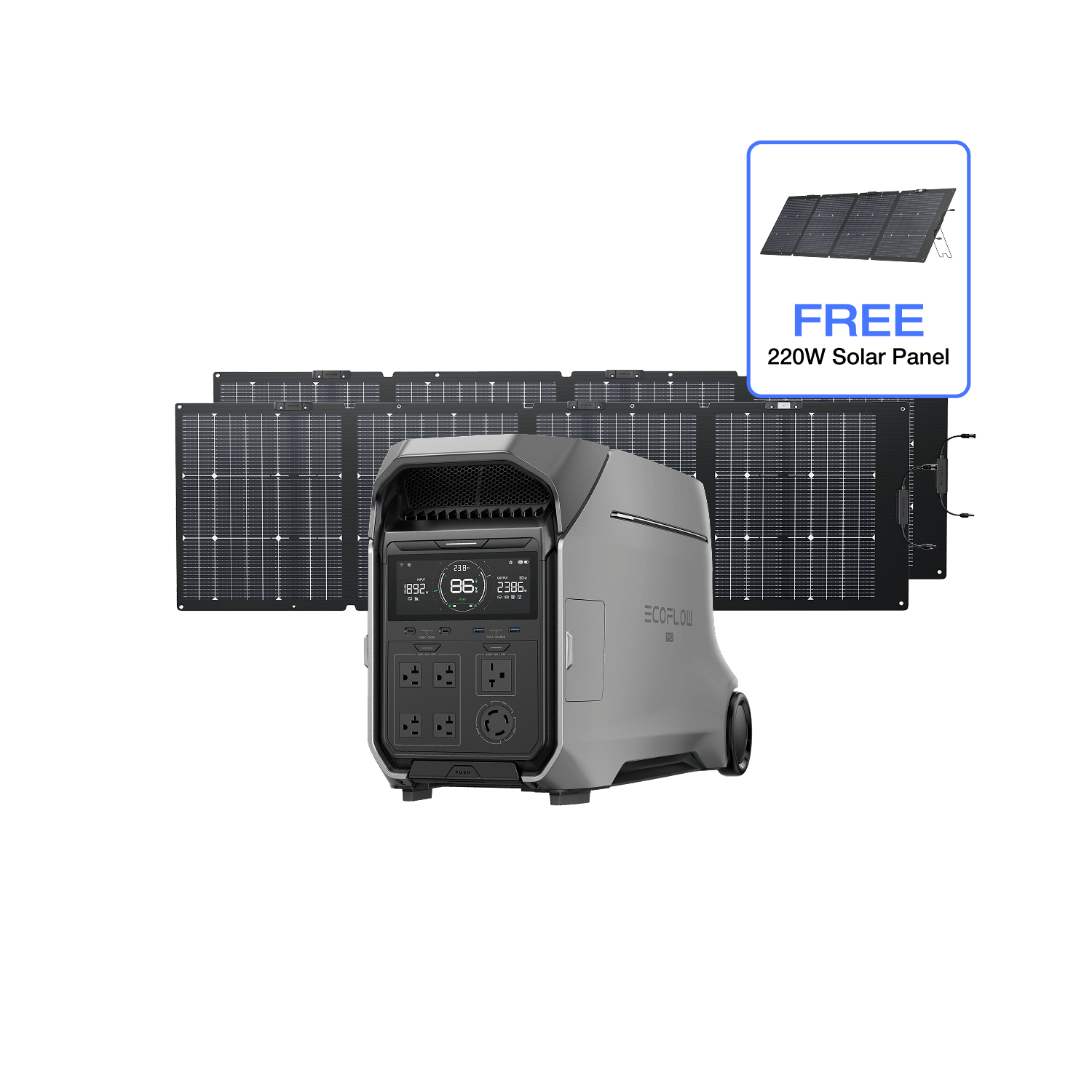 EcoFlow DELTA Pro 3 Portable Power Station (UL9540 Certificated)