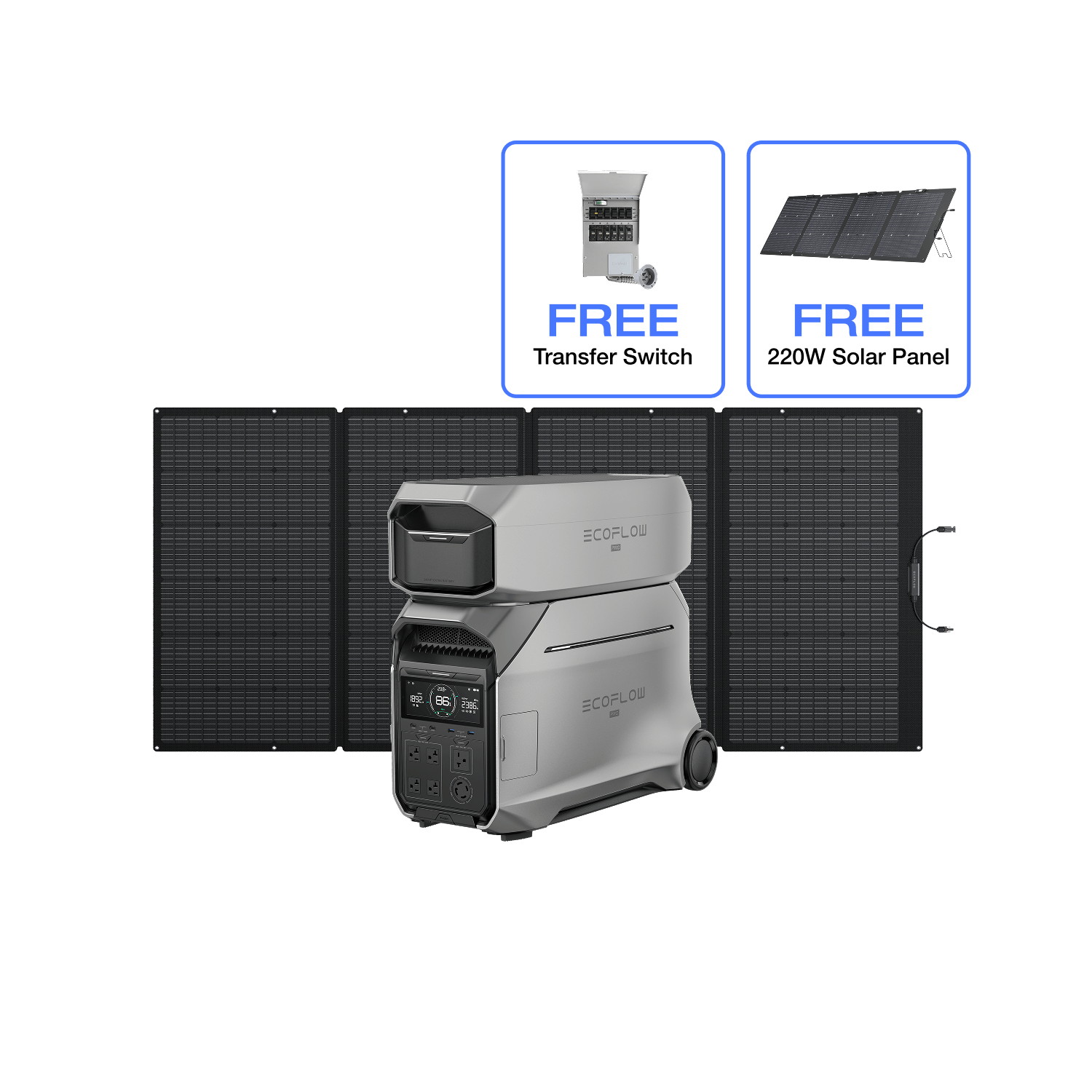 EcoFlow DELTA Pro 3 Portable Power Station (UL9540 Certificated)