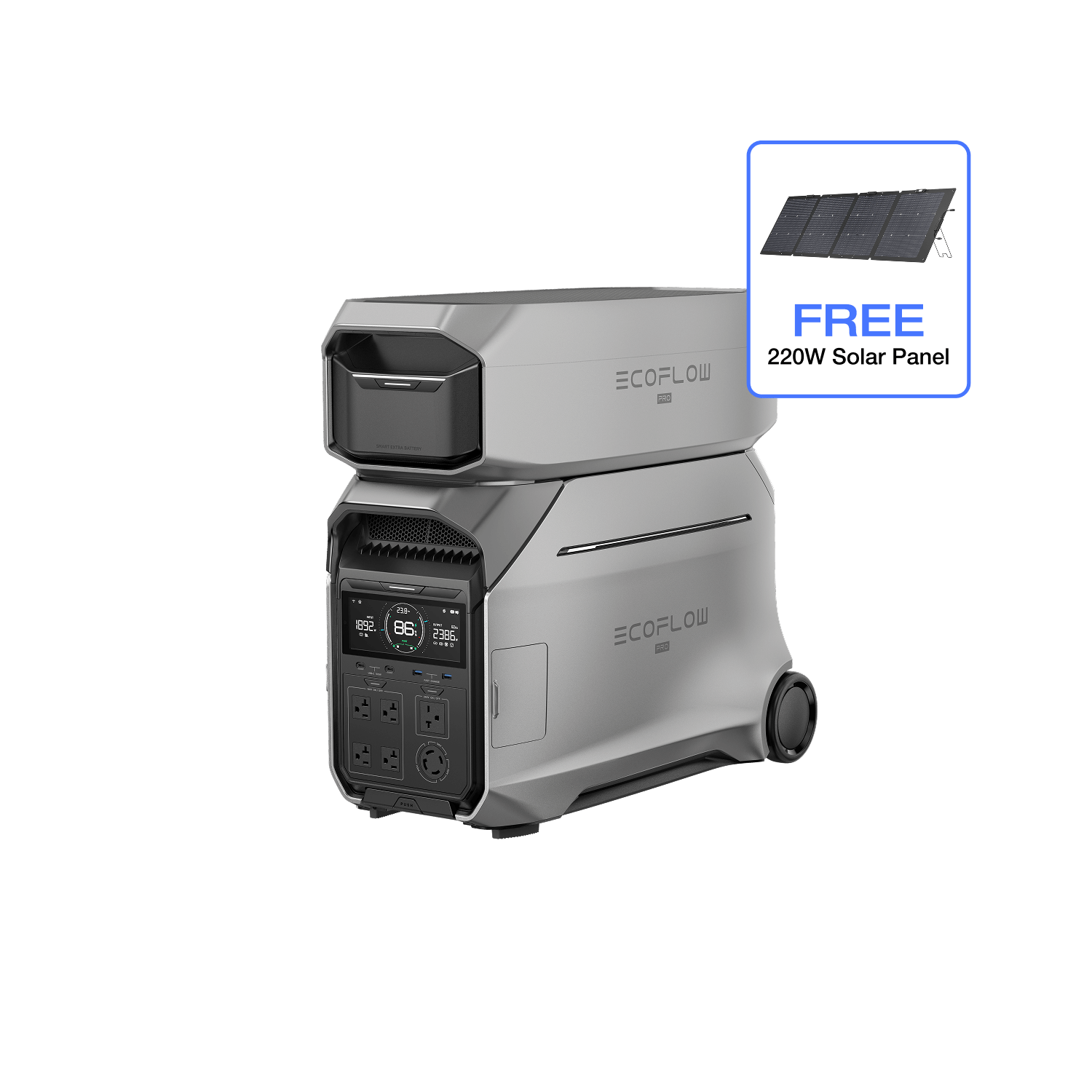 EcoFlow DELTA Pro 3 Portable Power Station (UL9540 Certificated)