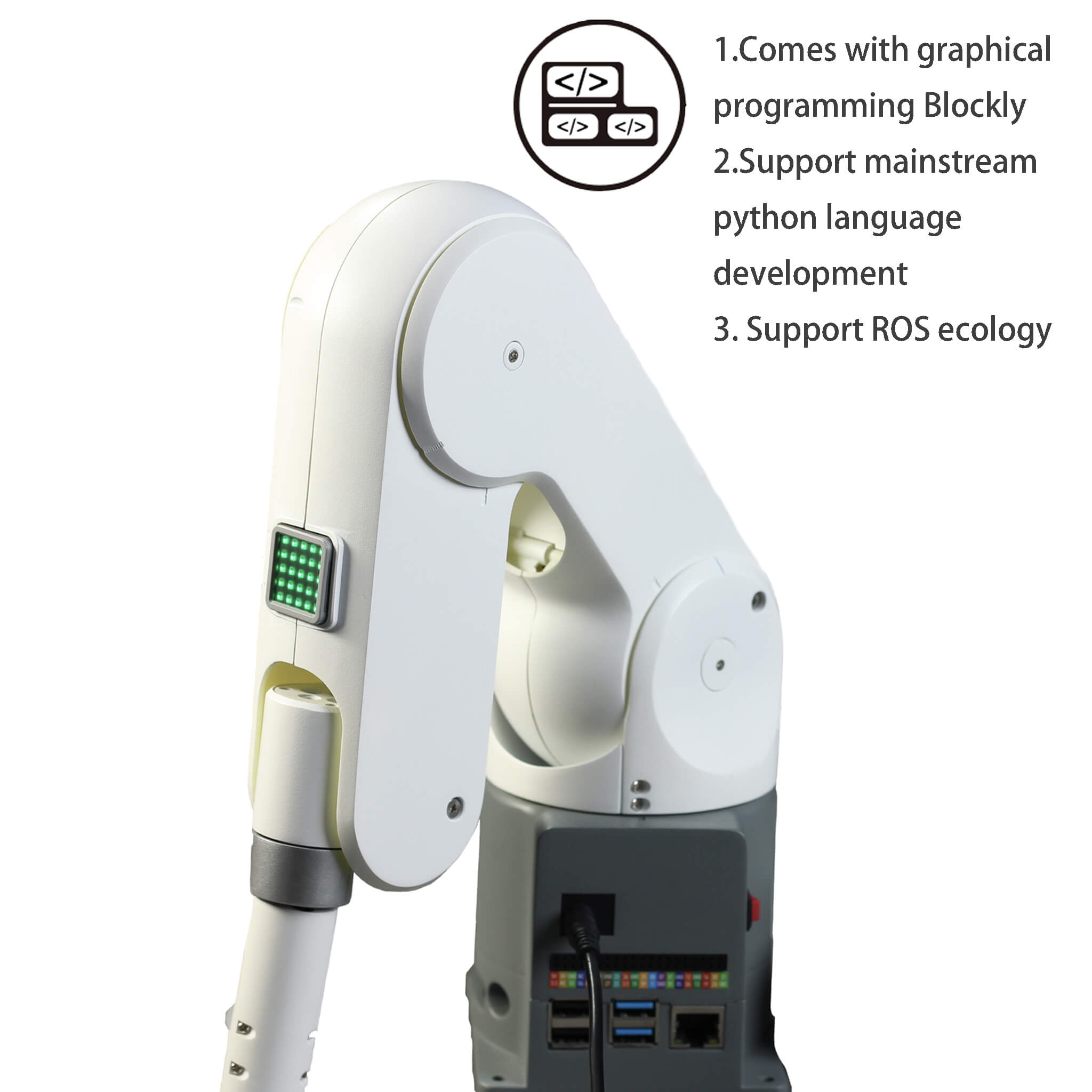 Elephant Robotics myPalletizer 260 Pi - The Most Compact 4-Axis Desktop Raspberry Pi Robotic Arm