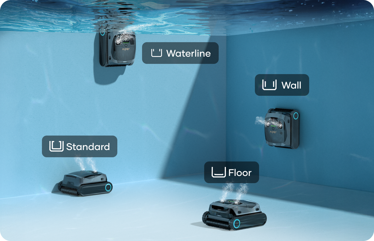Aiper Scuba X1 Cordless Pool Cleaning Robot – 6600 GPH Suction with WavePath™ 3.0 Navigation for Pools up to 300㎡