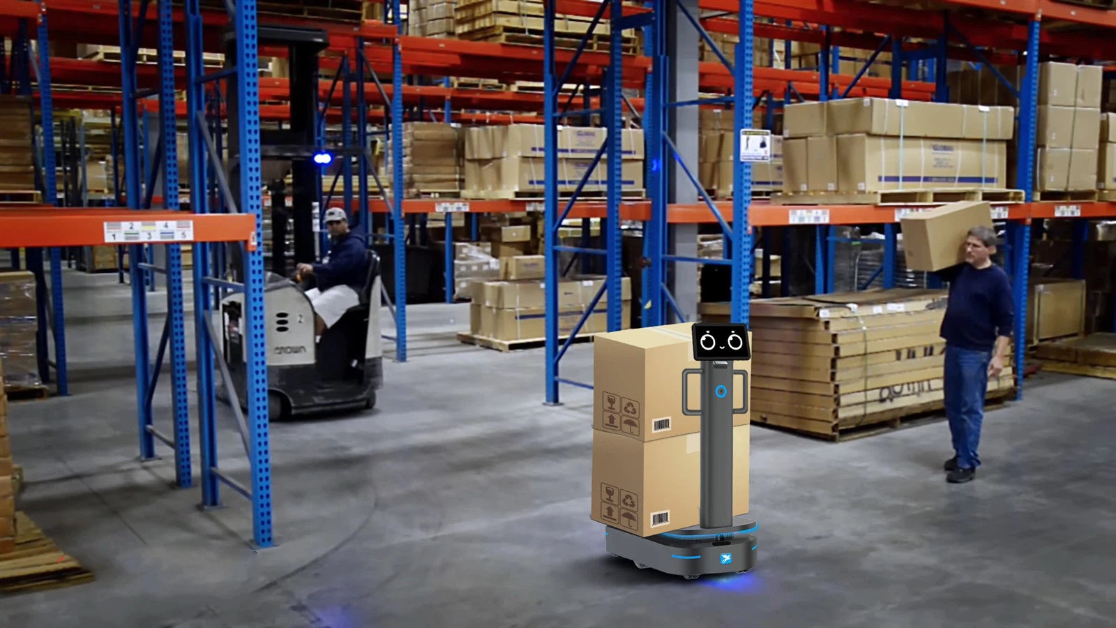 Alpha Robotics AGV/AMR Hybrid Robot – The Ultimate Autonomous Logistics Solution