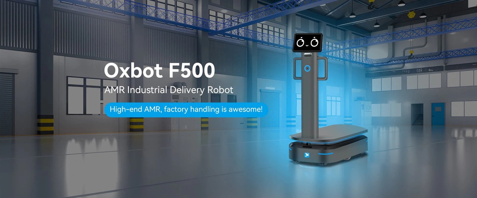Alpha Robotics AMR – Oxbot F300 Autonomous Mobile Robot for Industrial Material Handling