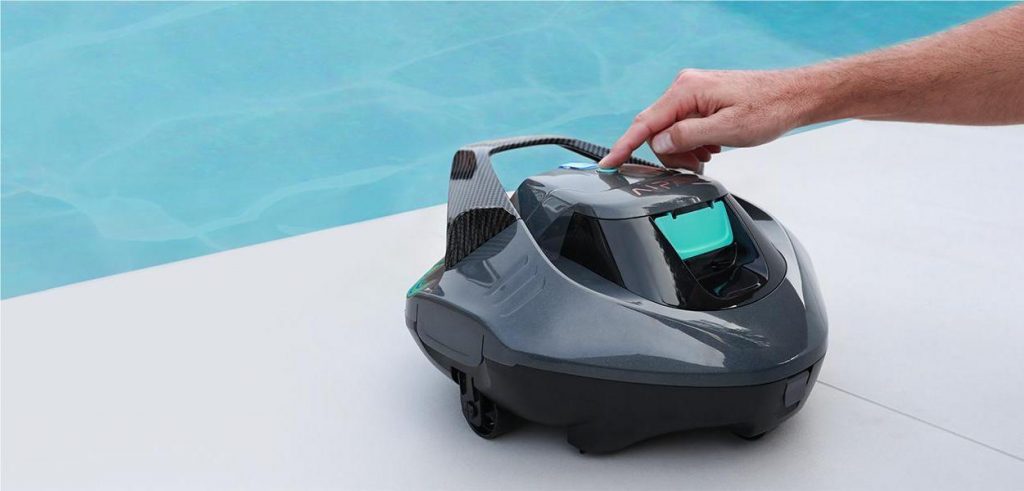 Aiper Seagull SE Smart Cordless Pool Cleaning Robot – 40ft Flat Pool Cleaner with 90-Minute Runtime