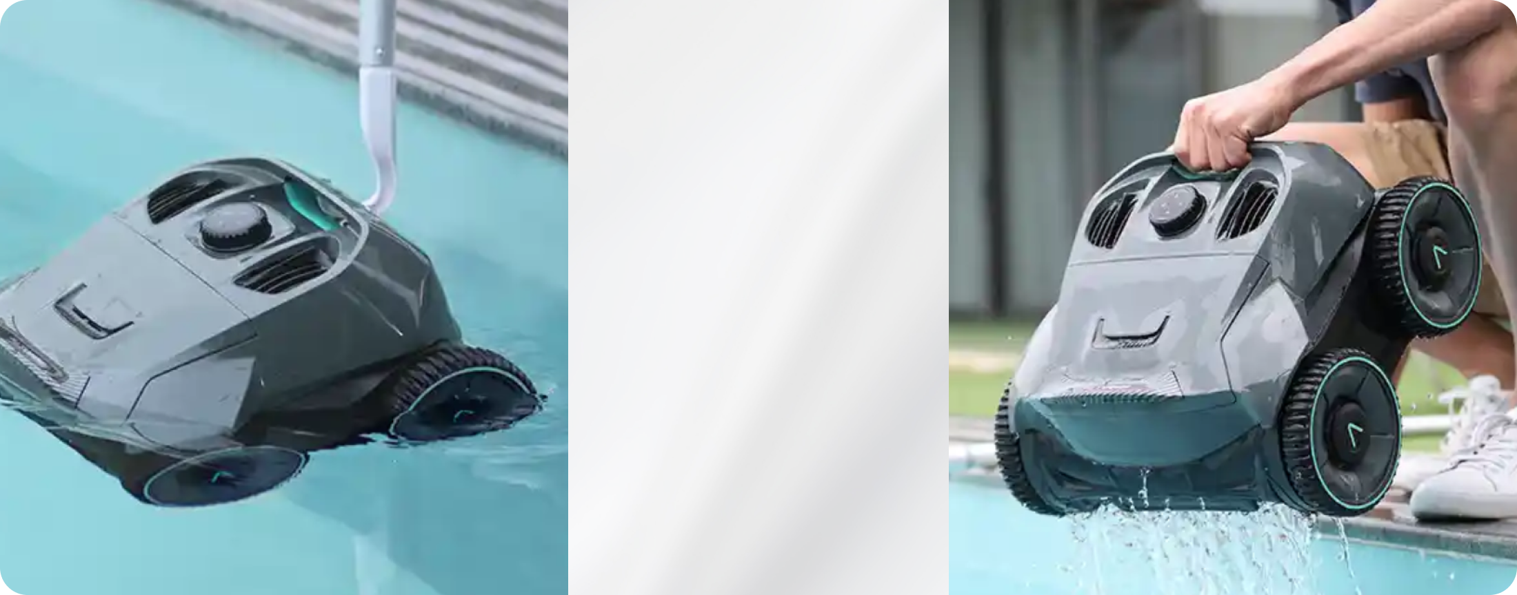 Aiper Seagull Pro Cordless Pool Cleaning Robot – In-Ground Pools up to 3,200 sq.ft with Quad-Motor and Wall Climbing