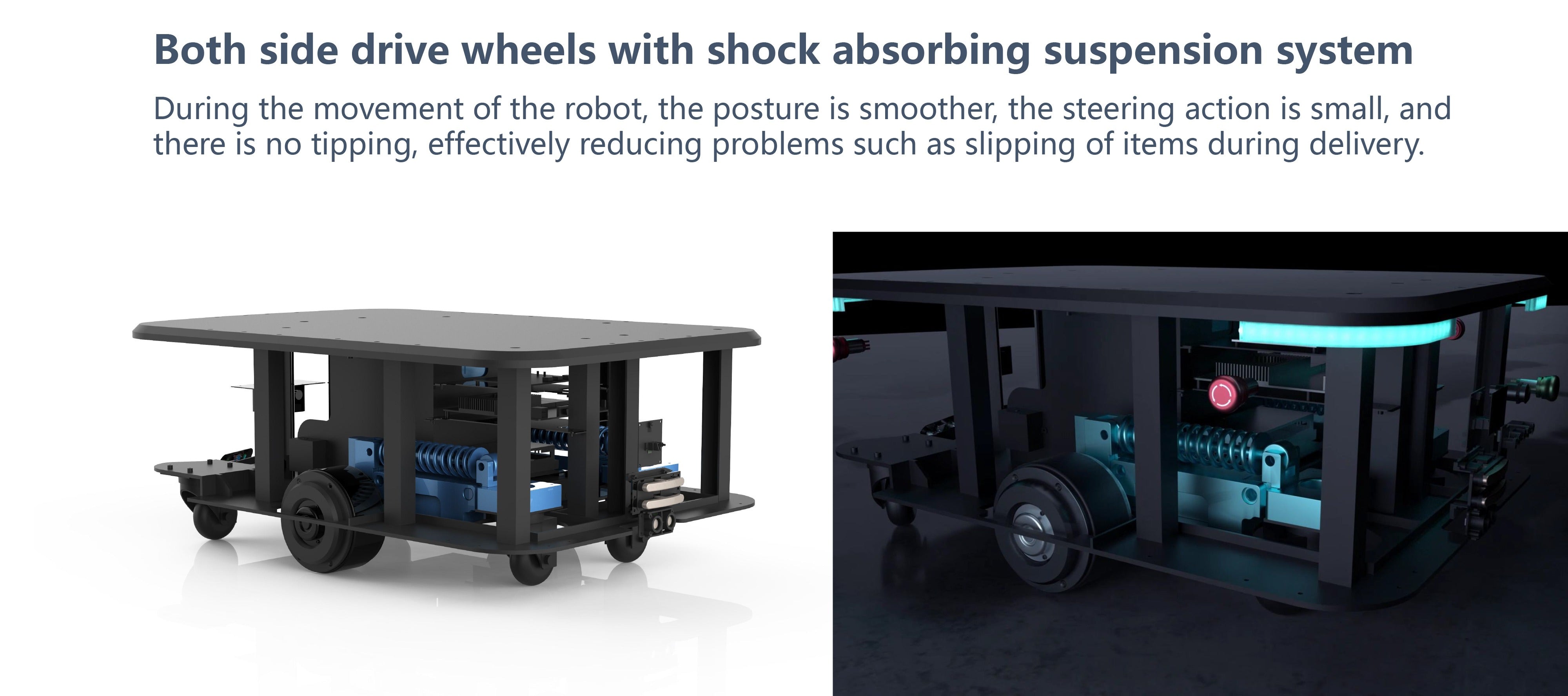 ATEAGO S6P Autonomous Logistics Delivery Robot – 300kg Payload Capacity for Industrial Material Handling