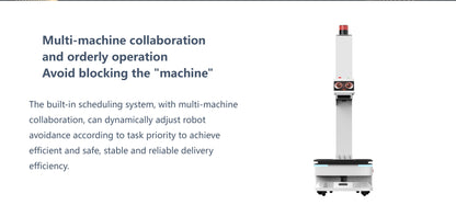 ATEAGO S6P Autonomous Logistics Delivery Robot – 300kg Payload Capacity for Industrial Material Handling