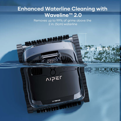 Aiper Scuba X1 Cordless Pool Cleaning Robot – 6600 GPH Suction with WavePath™ 3.0 Navigation for Pools up to 300㎡