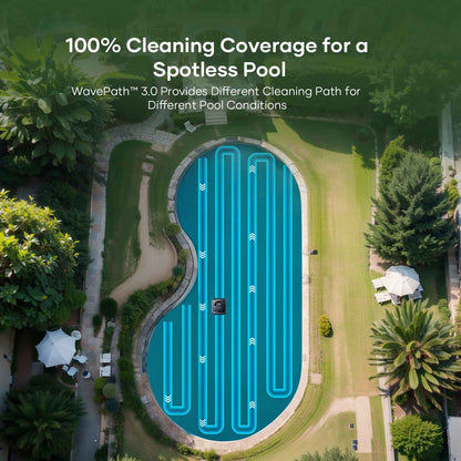 Aiper Scuba X1 Cordless Pool Cleaning Robot – 6600 GPH Suction with WavePath™ 3.0 Navigation for Pools up to 300㎡