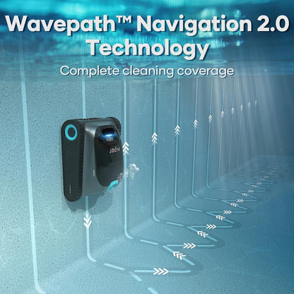 Aiper Scuba S1 Cordless Pool Cleaning Robot – Up to 1,600 sq.ft Coverage with WavePath™ 2.0 Navigation