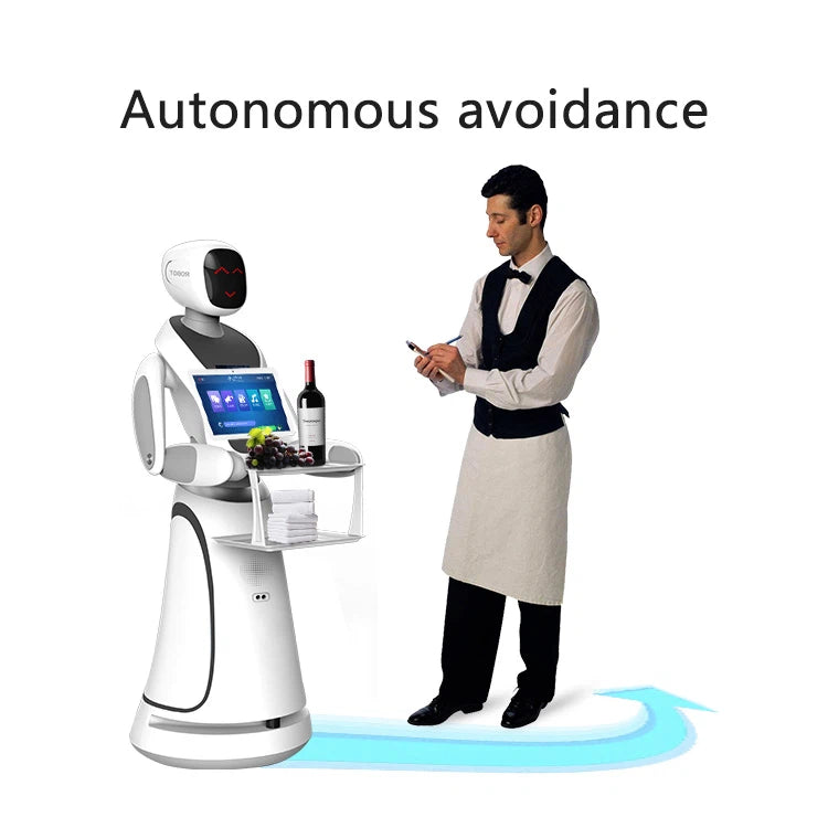 Alpha Robotics Amy Delivery Robot – AI-Powered Food Delivery Assistant with Laser Navigation, 10kg Load Capacity