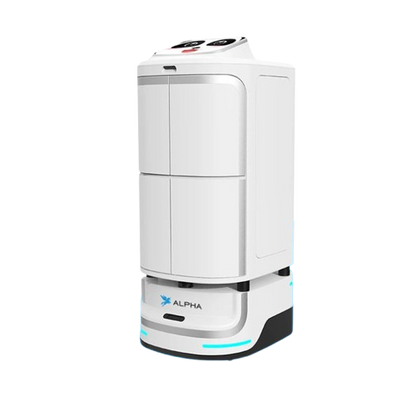 Alpha Robotics Speedy Hotel Delivery Robot – Autonomous Room Service Assistant