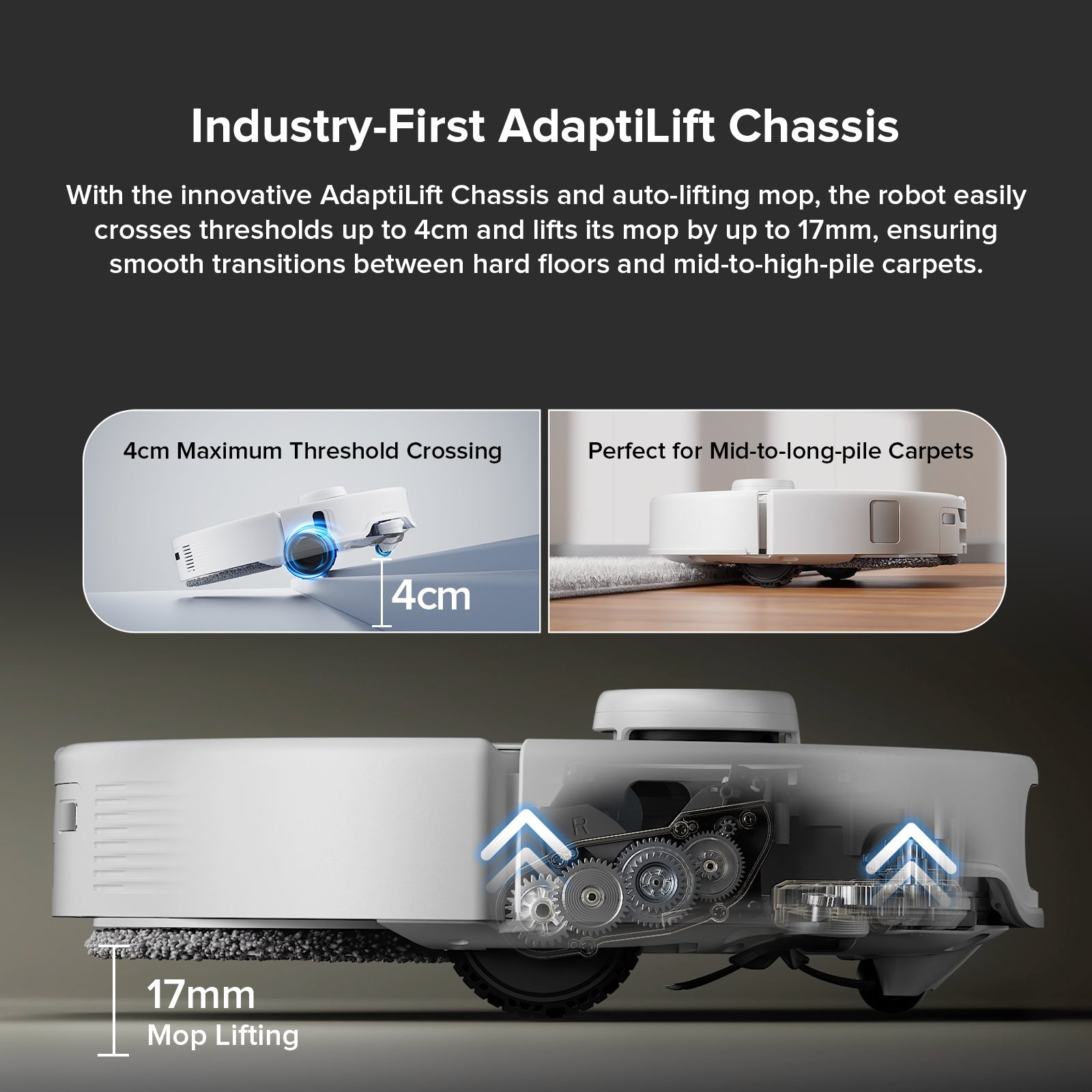 Roborock Qrevo Edge Robot Vacuum with Multifunctional Dock 3.0 (Upgraded from Qrevo Master)