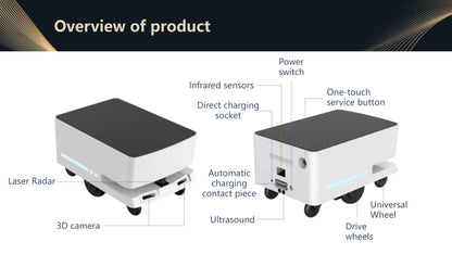 ATEAGO ROBOTIKS S8-150 Autonomous Delivery Robot – 150kg Payload for Industrial Logistics