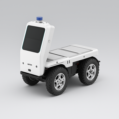 ATEAGO ROBOTIKS ATFR-mid Outdoor Mobile Robot Carrier – Up to 300kg Payload for Industrial Logistics