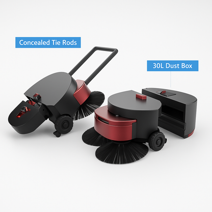 ATEAGO S1M Commercial Sweeping Robot – 30L Dust Capacity for Large-Scale Cleaning