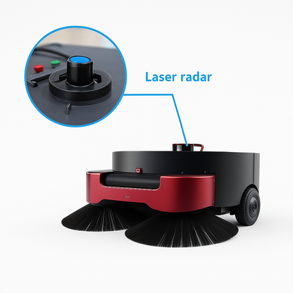 ATEAGO S1M Commercial Sweeping Robot – 30L Dust Capacity for Large-Scale Cleaning