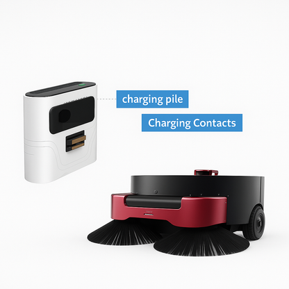 ATEAGO S1M Commercial Sweeping Robot – 30L Dust Capacity for Large-Scale Cleaning