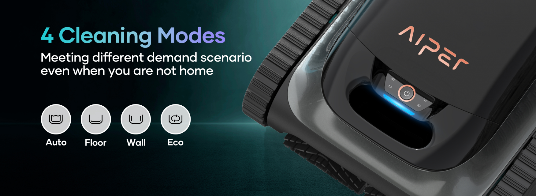 Aiper Scuba S1 Cordless Pool Cleaning Robot – Up to 1,600 sq.ft Coverage with WavePath™ 2.0 Navigation
