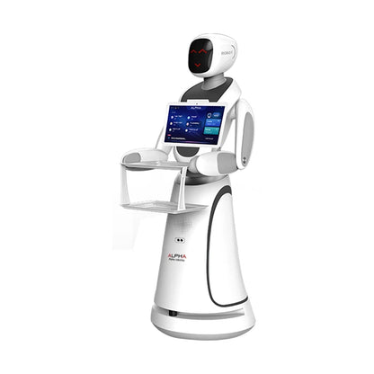 Alpha Robotics Amy Delivery Robot – AI-Powered Food Delivery Assistant with Laser Navigation, 10kg Load Capacity