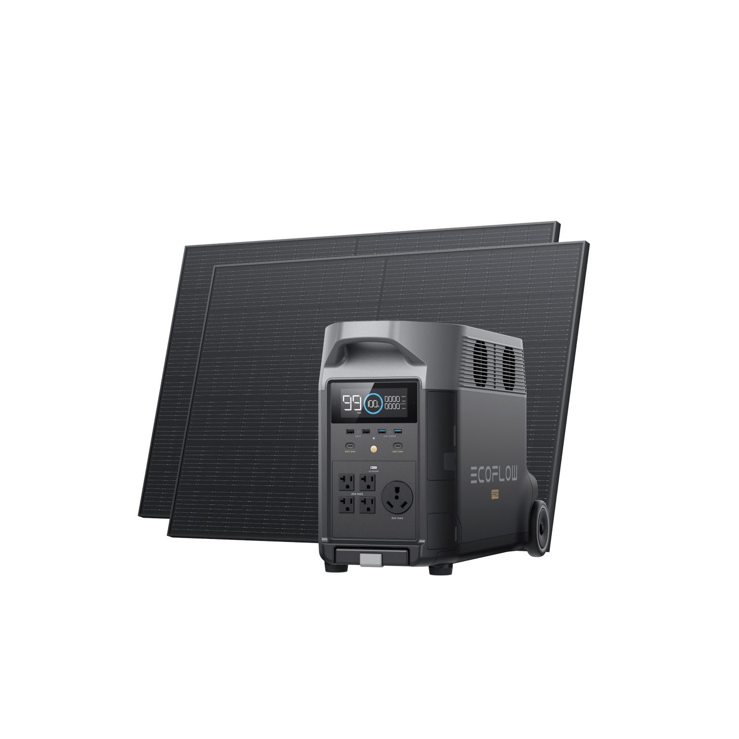 EcoFlow DELTA Pro + 2*400W
