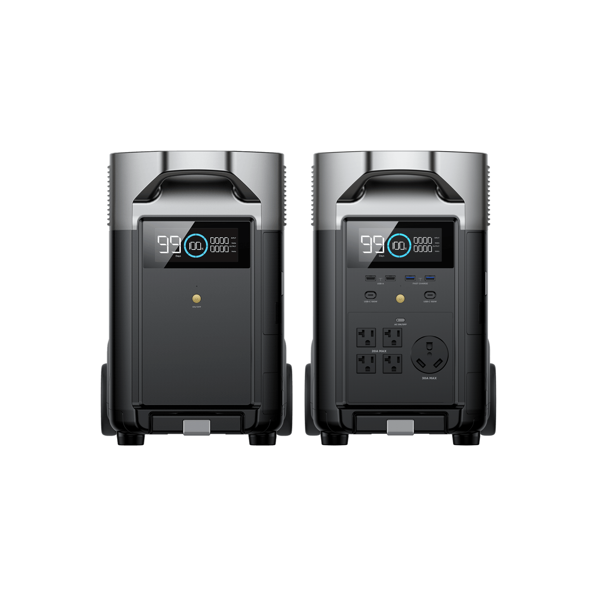 EcoFlow DELTA Pro + Smart Extra Battery + 800W Alternator Charger