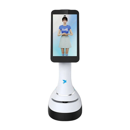 Alpha Robotics Office Reception Robot Jupiter – 21.5-inch Touchscreen Visitor Management System
