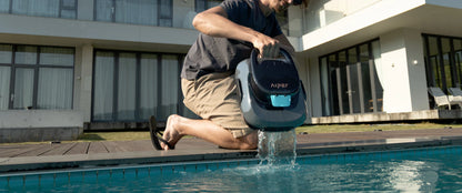 Aiper Scuba SE Cordless Robotic Pool Cleaner – Above-Ground Pool Cleaner up to 860 sq.ft with 90-Minute Runtime